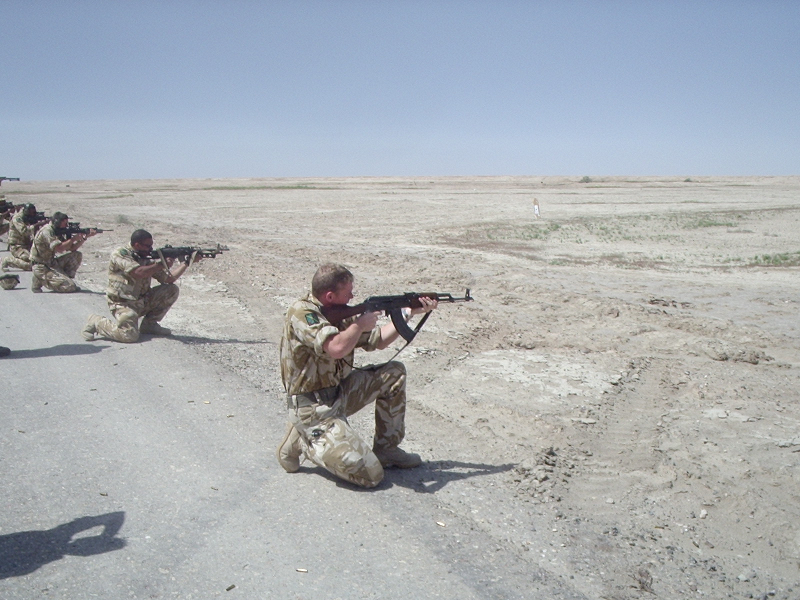 Rifle drill in Iraq